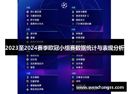 2023至2024赛季欧冠小组赛数据统计与表现分析